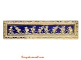 9 Dragon Plaque In Royal Blue