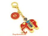 Red Prosperity Elephant Amulet